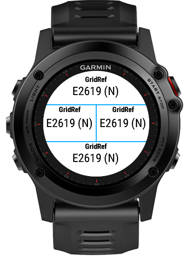 Garmin forerunner 235 grid reference on sale