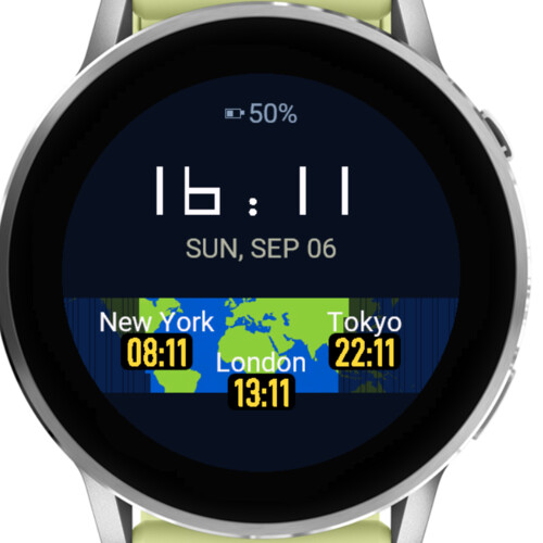 World Atlas Clock · Screenshot 1