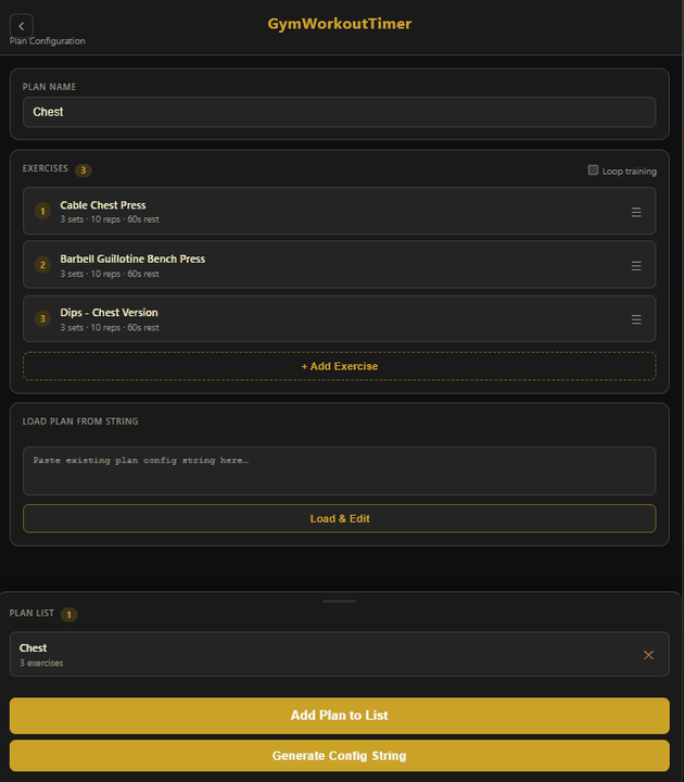 Gym Workout Timer · Screenshot 4
