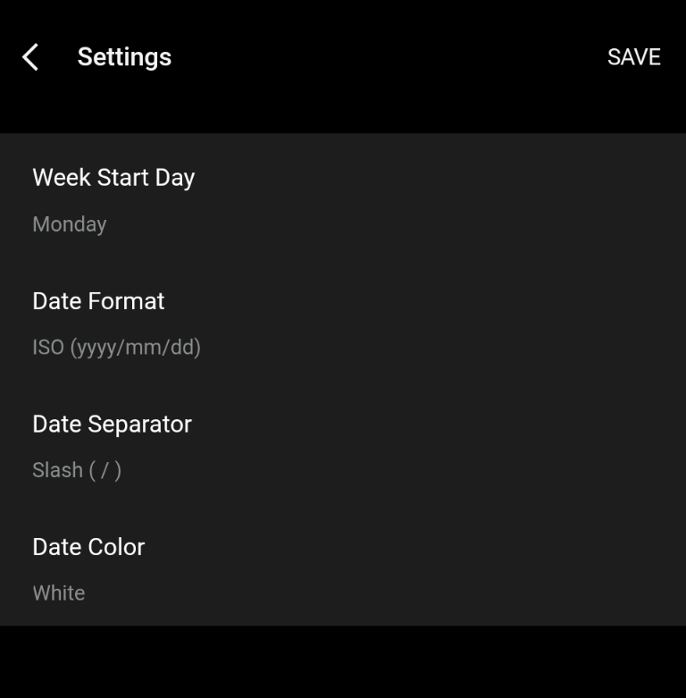 Calendar · Screenshot 3