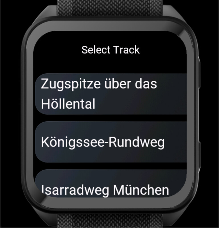 gimporter widget - Import FIT/GPX from Android · Screenshot 2