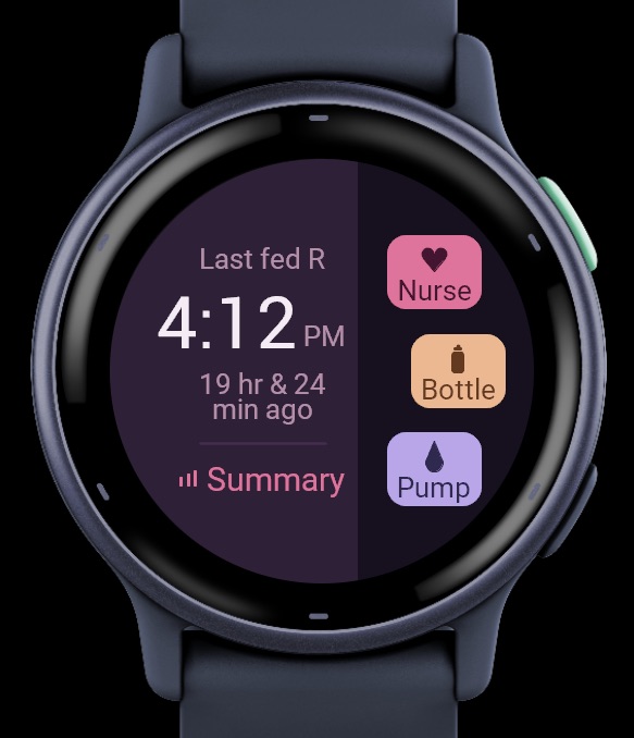Breastfeeding, Bottle, & Pumping Tracker · Screenshot 0