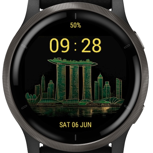 Singapore MBS — Marina Bay Watch Face · Screenshot 0