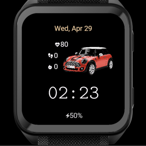 Red Mini Cooper 3