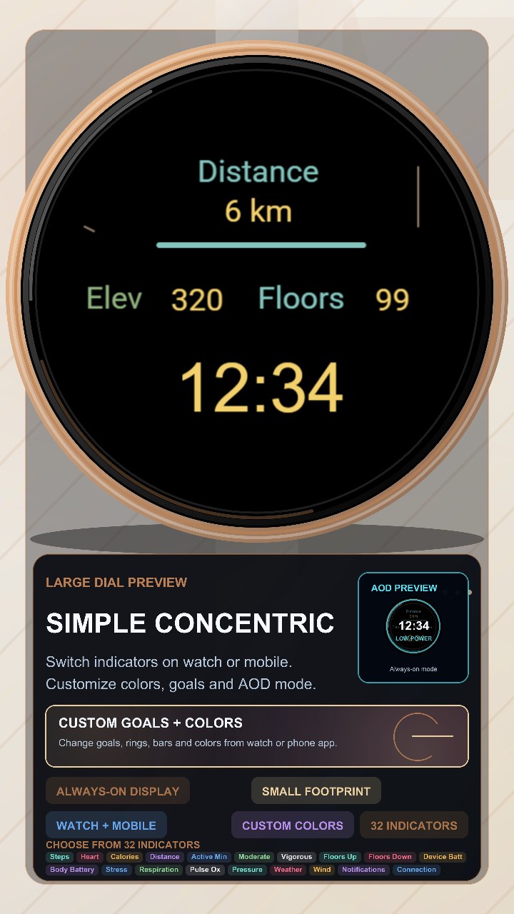 Simple concentric · Screenshot 1
