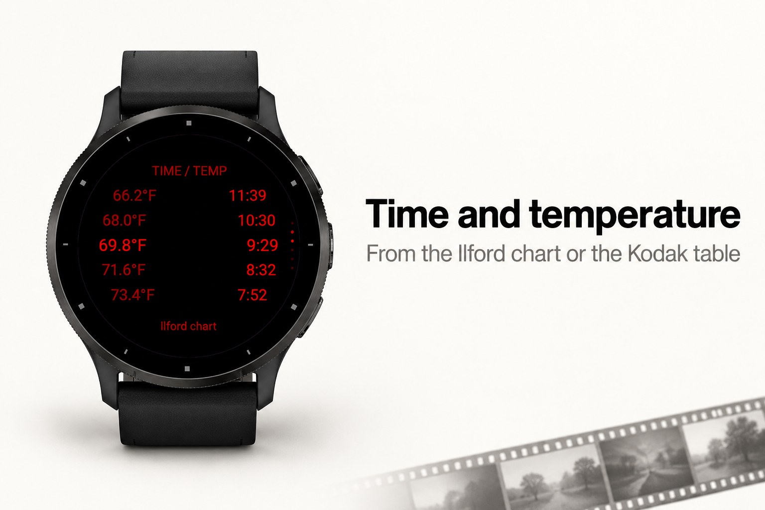 Darkroom - Film developing timer · Screenshot 2