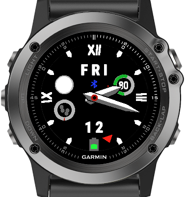 Garmin fenix 5 analog watch face clearance