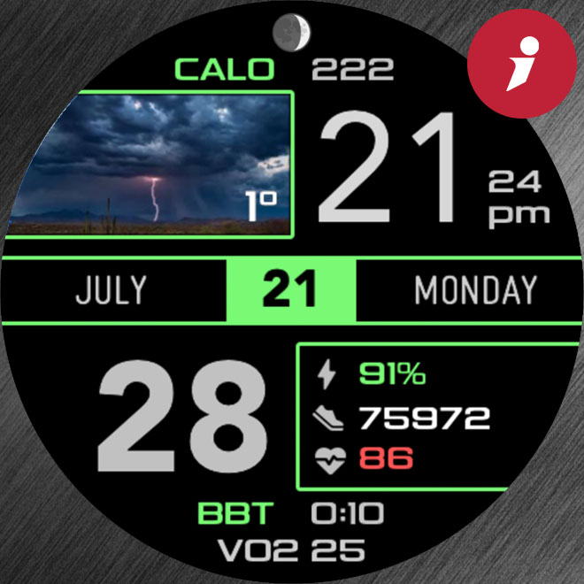 iFacer – S010 – Daily Weather in Full Frame · Screenshot 2