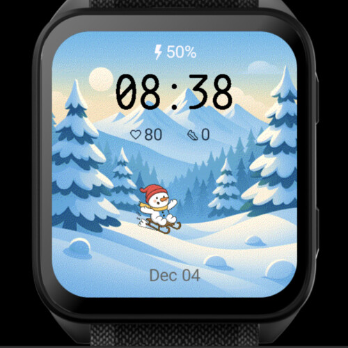 Snowy Hills Sledding – Animated Snowman · Screenshot 2