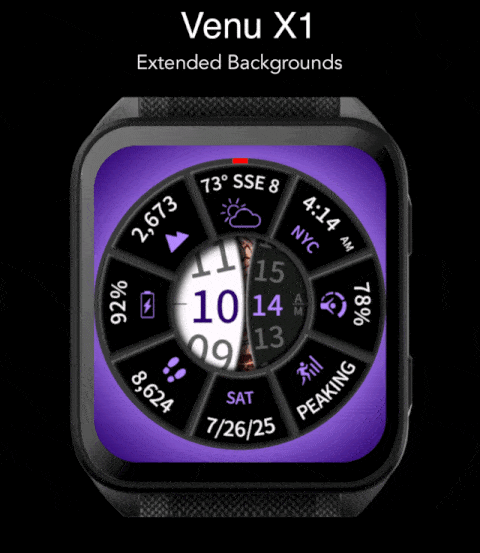 Octa Radial watch face screenshot 5