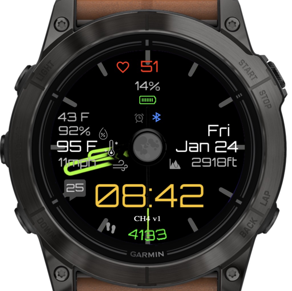 Clean Hybrid 5 (Garmin Weather) · Screenshot 3