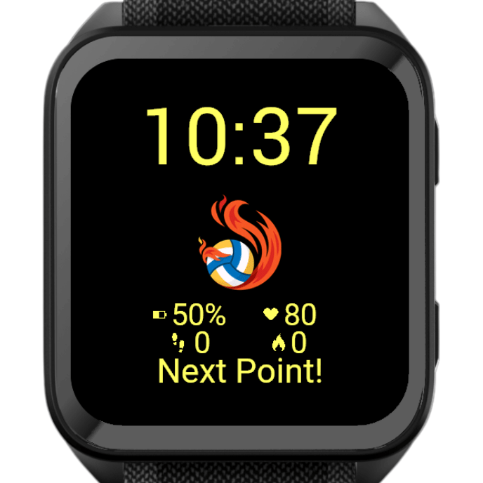 Volleyball Watch Face- Sports Stats · Screenshot 4