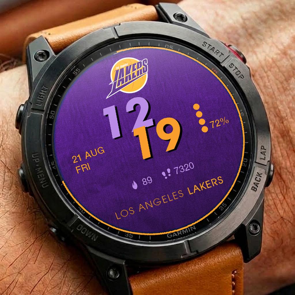 Los Angeles Lakers LA NBA Basketball Watch Face · Screenshot 0
