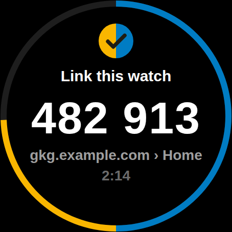 GKG – Keep lists on your watch · Screenshot 1