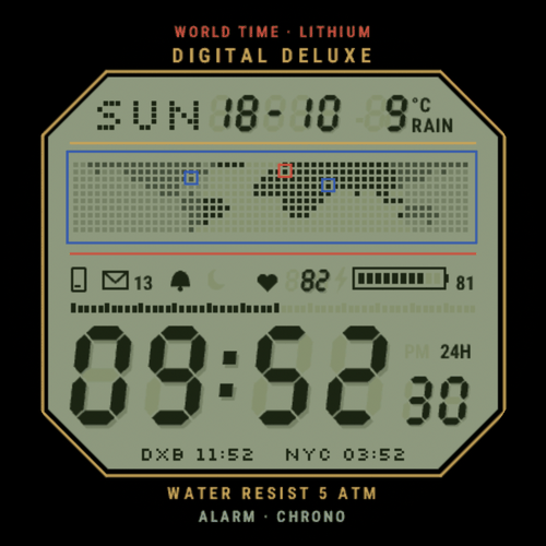 DIGITAL DELUXE - Retro 80s LCD · Screenshot 3