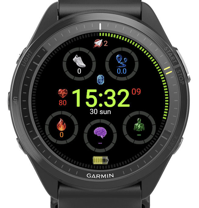 Premium AMOLED Health & Fitness Lime · Screenshot 0