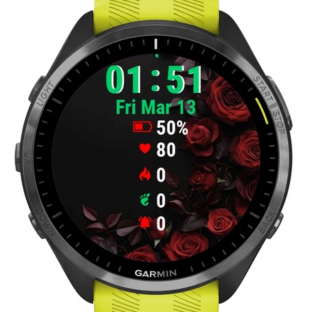 Red Flowers Roses Black · Screenshot 1