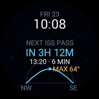 ISS Pass - Space Station Countdown · Screenshot 0