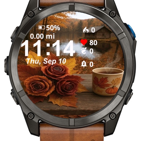 Cup Coffee Some Leaves Table · Screenshot 0