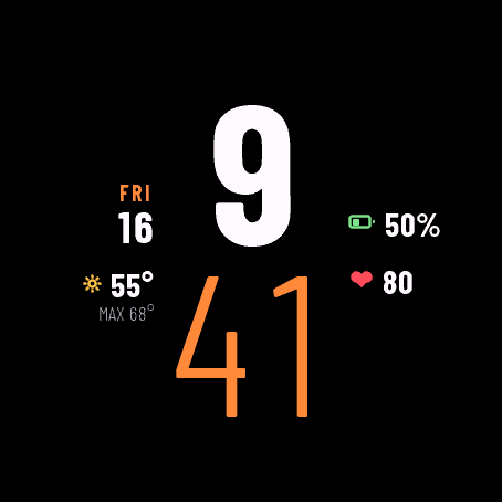 Iskra Minimal – Big Bold Time · Screenshot 0