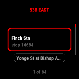 TTC Arrivals · Screenshot 4