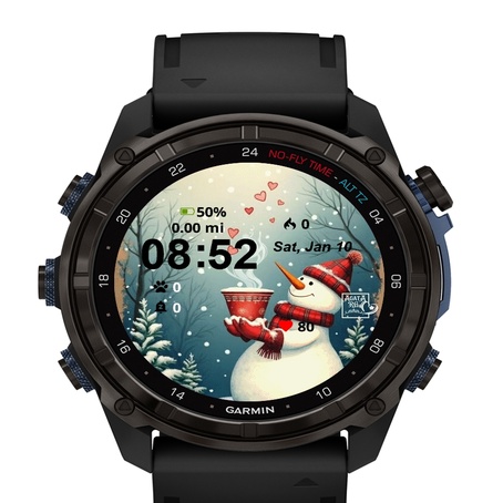 Snowman Holding Cup Coffee Snow · Screenshot 2