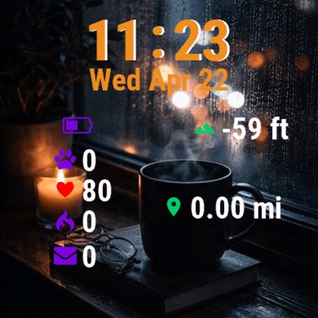 Cup Coffee Rainy Night 2