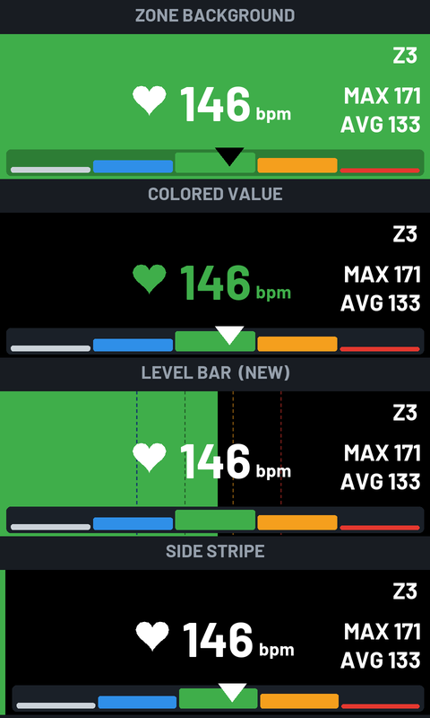 ZoneFields HR – Heart Rate Zones · Screenshot 1