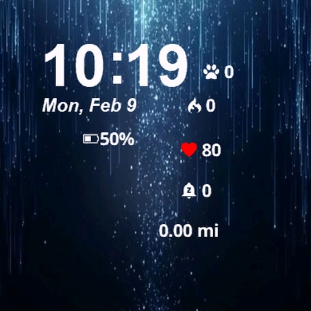 Dark Blue Sparkling Stars · Screenshot 0