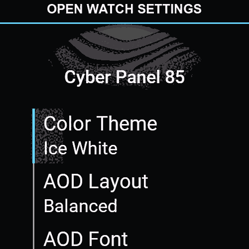 CyberPanel 85: Data-Rich Digital Watch Face · Screenshot 1