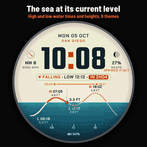 Astra Tidemark Pro – 离线潮汐表与潮汐曲线 · Screenshot 1
