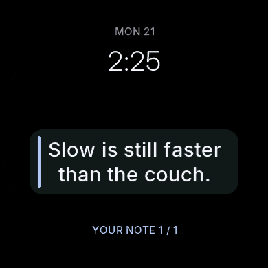 Your Words Watch Face - Your Own Quotes · Screenshot 0