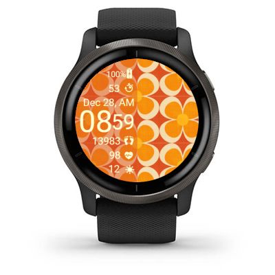 Retro Orange Flower Power Wallpaper · Screenshot 4