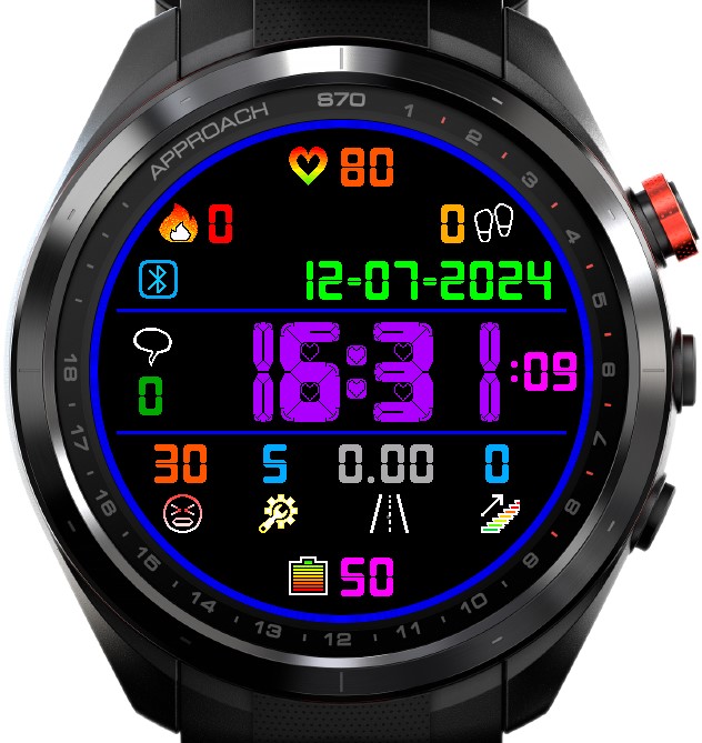 Watch Face J@C 01 · Screenshot 1