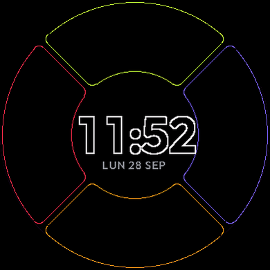Crux – 4-Metric Watch Face · Screenshot 4