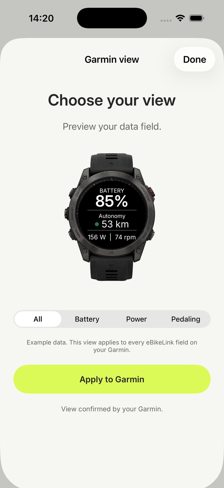 eBikeLink - Connect your bosch eBike · Screenshot 0