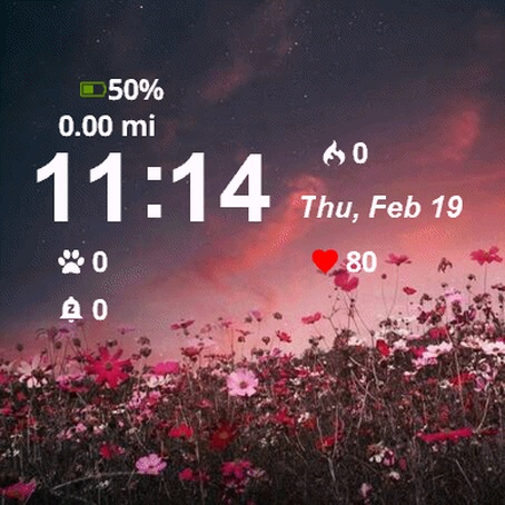Field Flowers Under Pink Sky · Screenshot 2