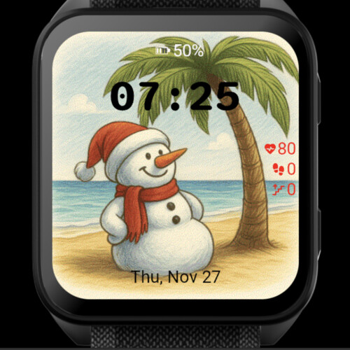 Tropical Snowman Christmas · Screenshot 0