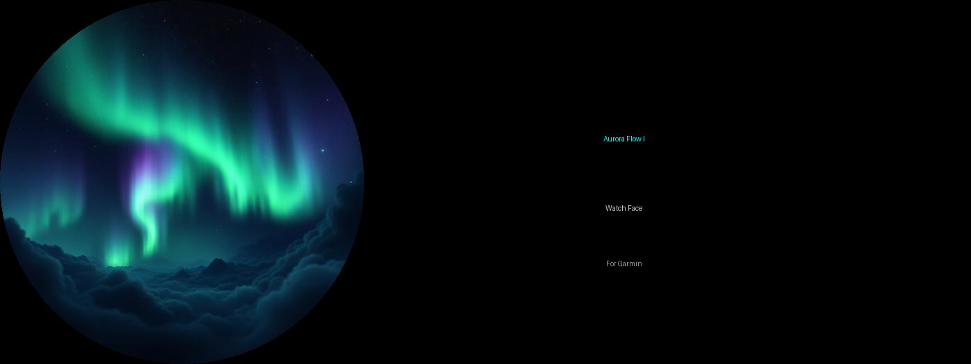 Aurora Flow I Watch Face · Screenshot 0