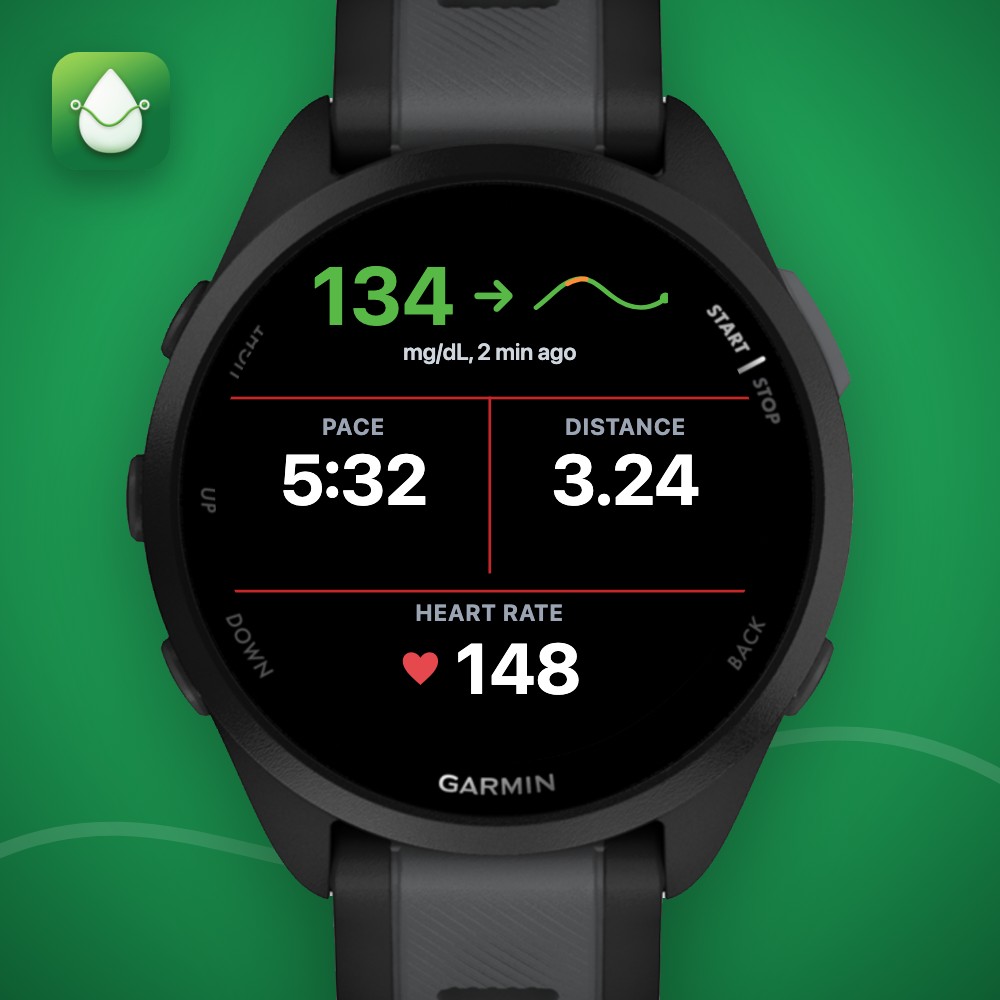 Sugar Sense - Glucose Data Field Libre Dexcom · Screenshot 0