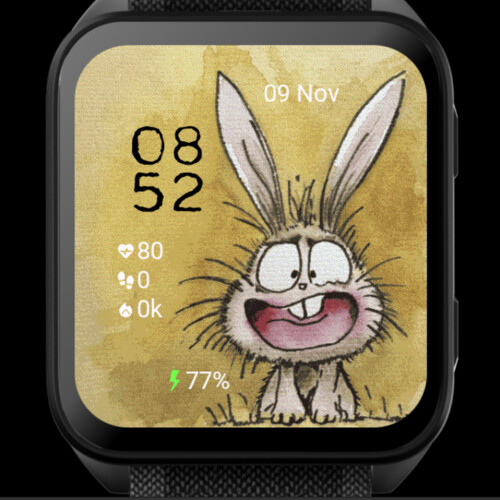 Happy Bunny – Watercolor Joy · Screenshot 0