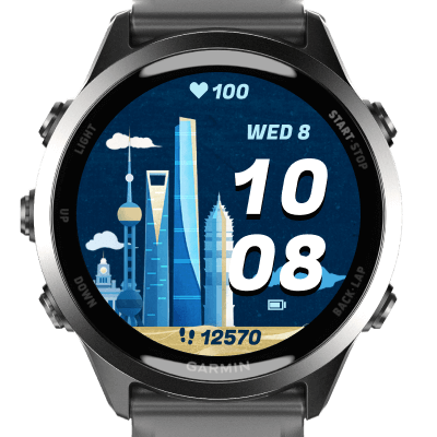 Garmin 上海限定城市表盘 · Screenshot 1