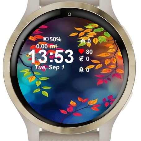 Close Up Leaves Branch Colorful · Screenshot 0