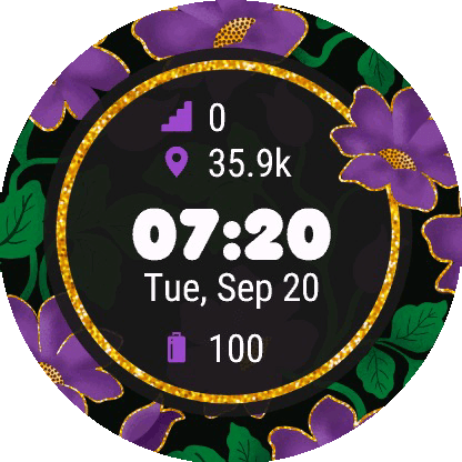 Dark Floral (Multi Themes) · Screenshot 2