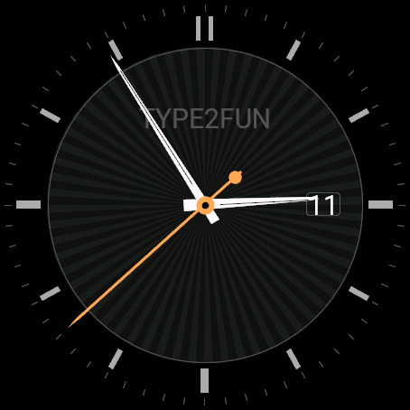 Meridian: Luxury Sunburst Analog Watch Face · Screenshot 2