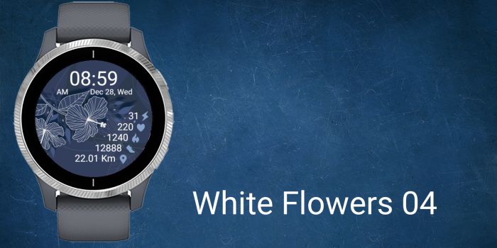 White Flowers 04 · Screenshot 0