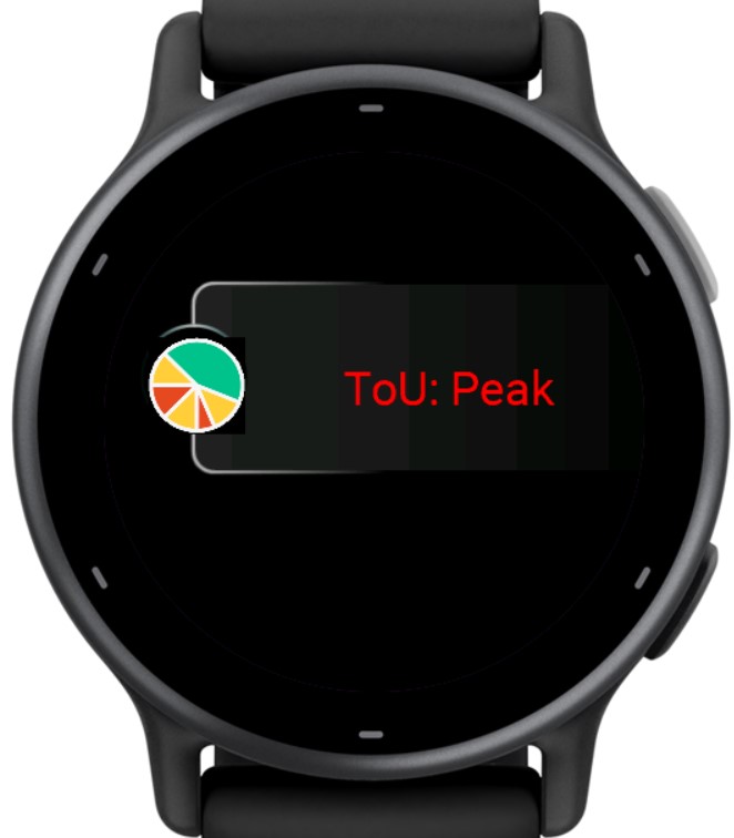 Electricity ToU (Time of Use) Clock · Screenshot 2