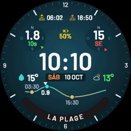 Surf Dawn Watchface · Screenshot 1