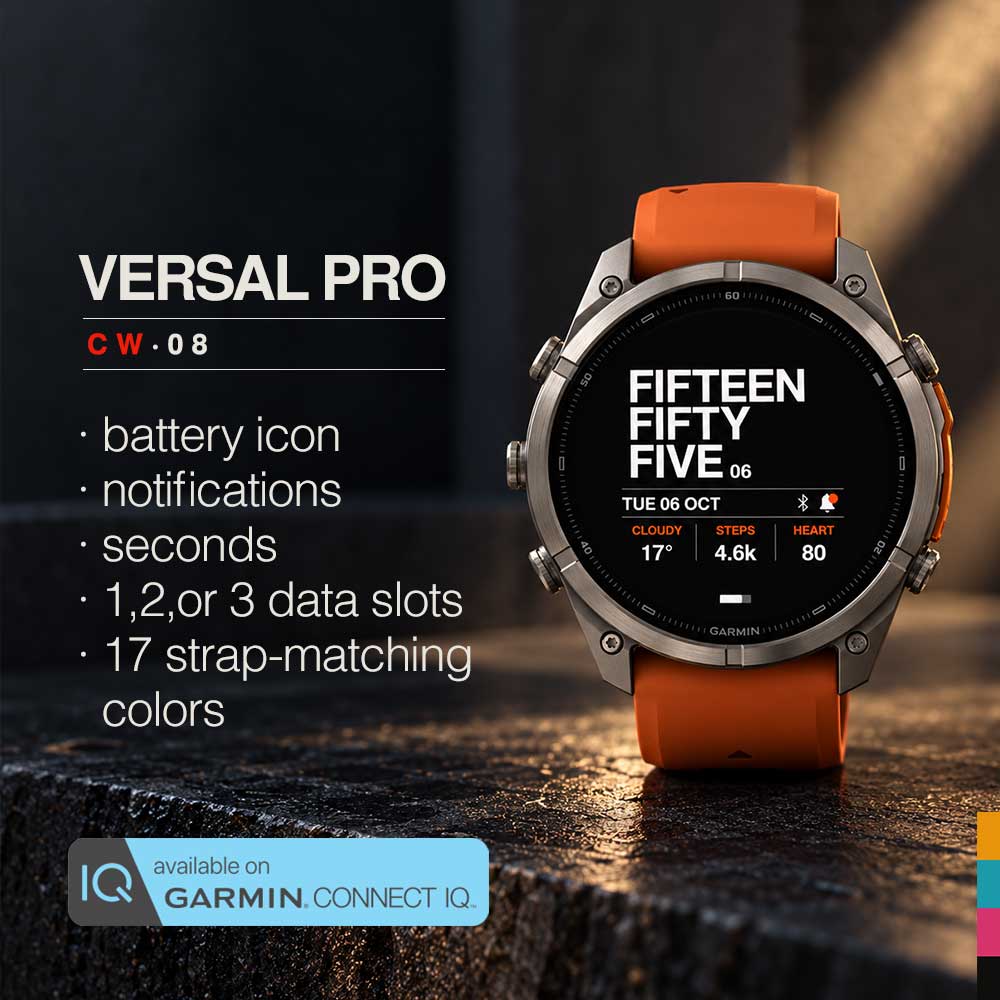 VERSAL · Word Clock Watch Face · Screenshot 3