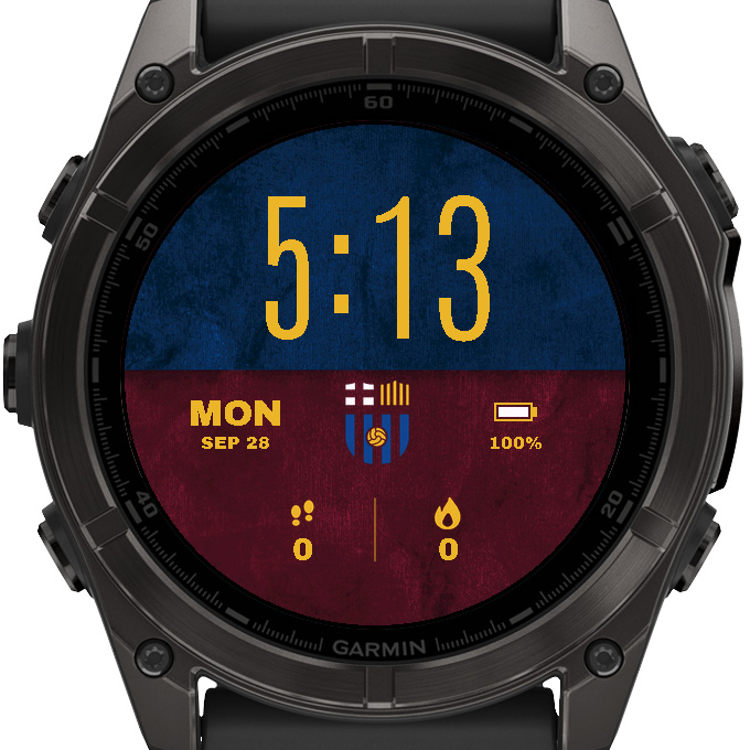 Barcelona Football Soccer Colors Watch Face · Screenshot 1